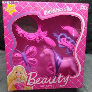 Happy Time pink pony and accessories